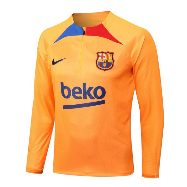 Sudadera De Training Barcelona Top 2023 Naranja